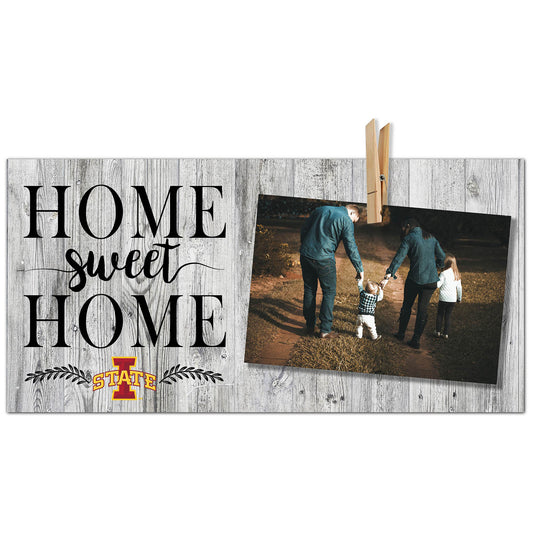 Iowa State Cyclones 6'' x 12'' Home Sweet Home Clip Frame