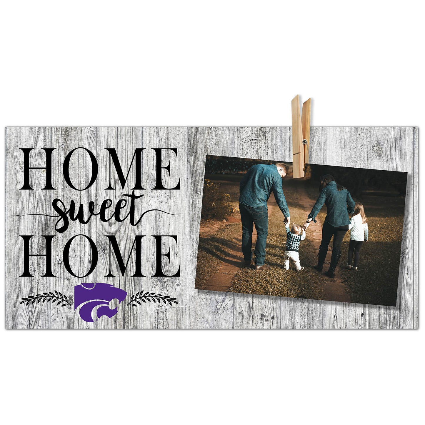 Kansas State Wildcats 6'' x 12'' Home Sweet Home Clip Frame
