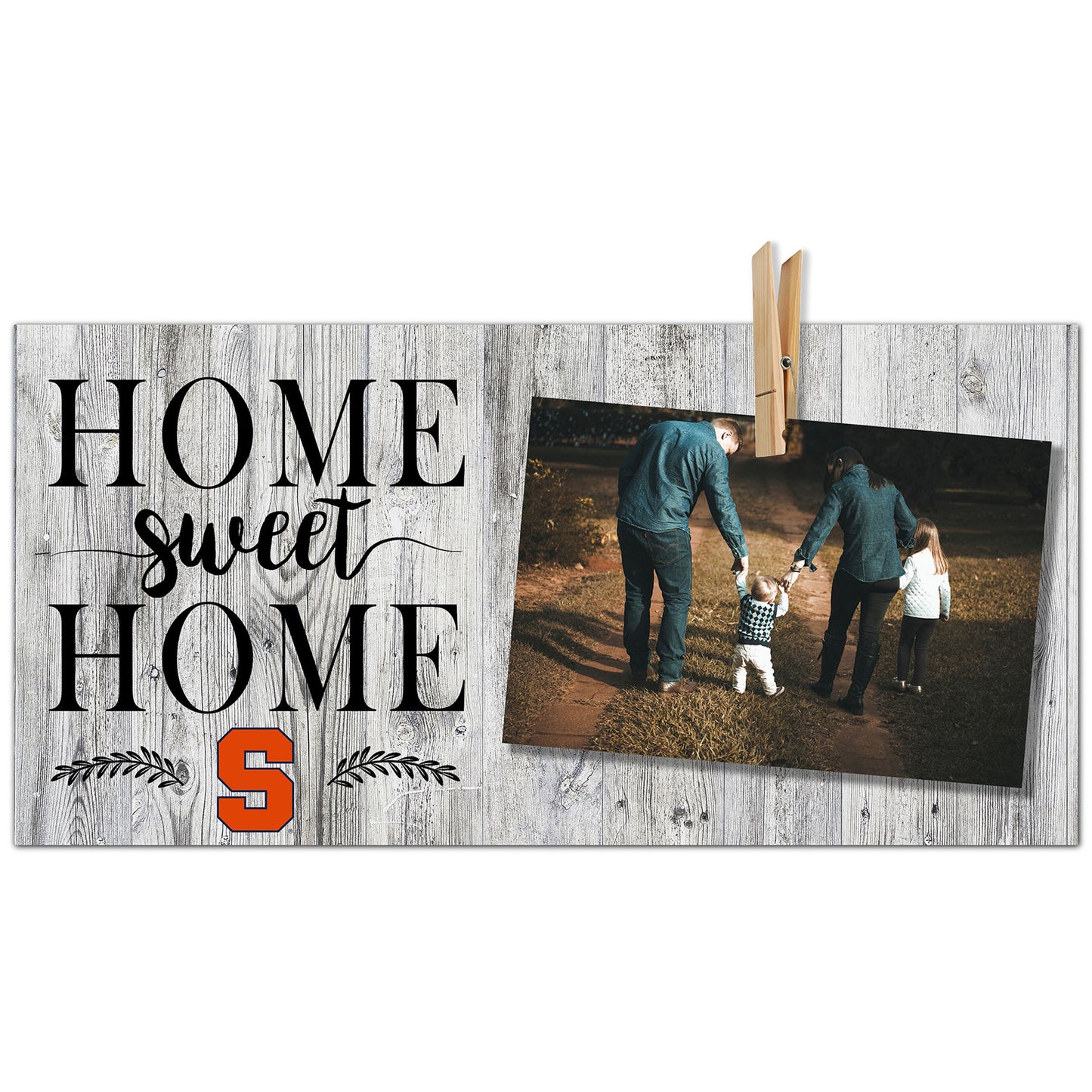 Syracuse Orange 6'' x 12'' Home Sweet Home Clip Frame