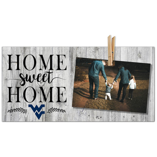 West Virginia Mountaineers 6'' x 12'' Home Sweet Home Clip Frame