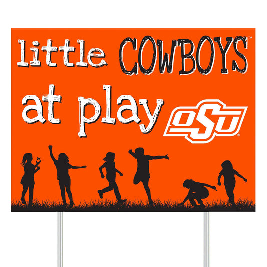 Oklahoma State Cowboys 24" x 18" Little Fans At Play Yard Sign
