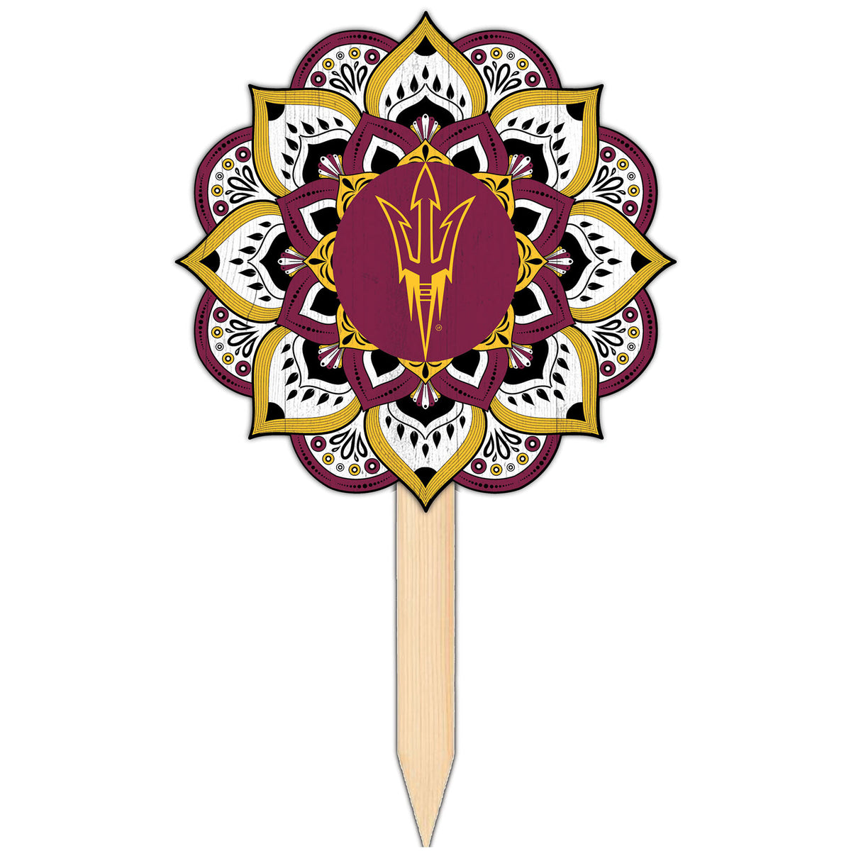 Arizona State Sun Devils 18'' x 12'' Mandala Yard Stake