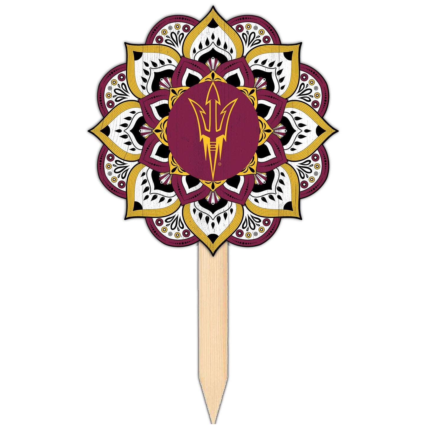 Arizona State Sun Devils 18'' x 12'' Mandala Yard Stake