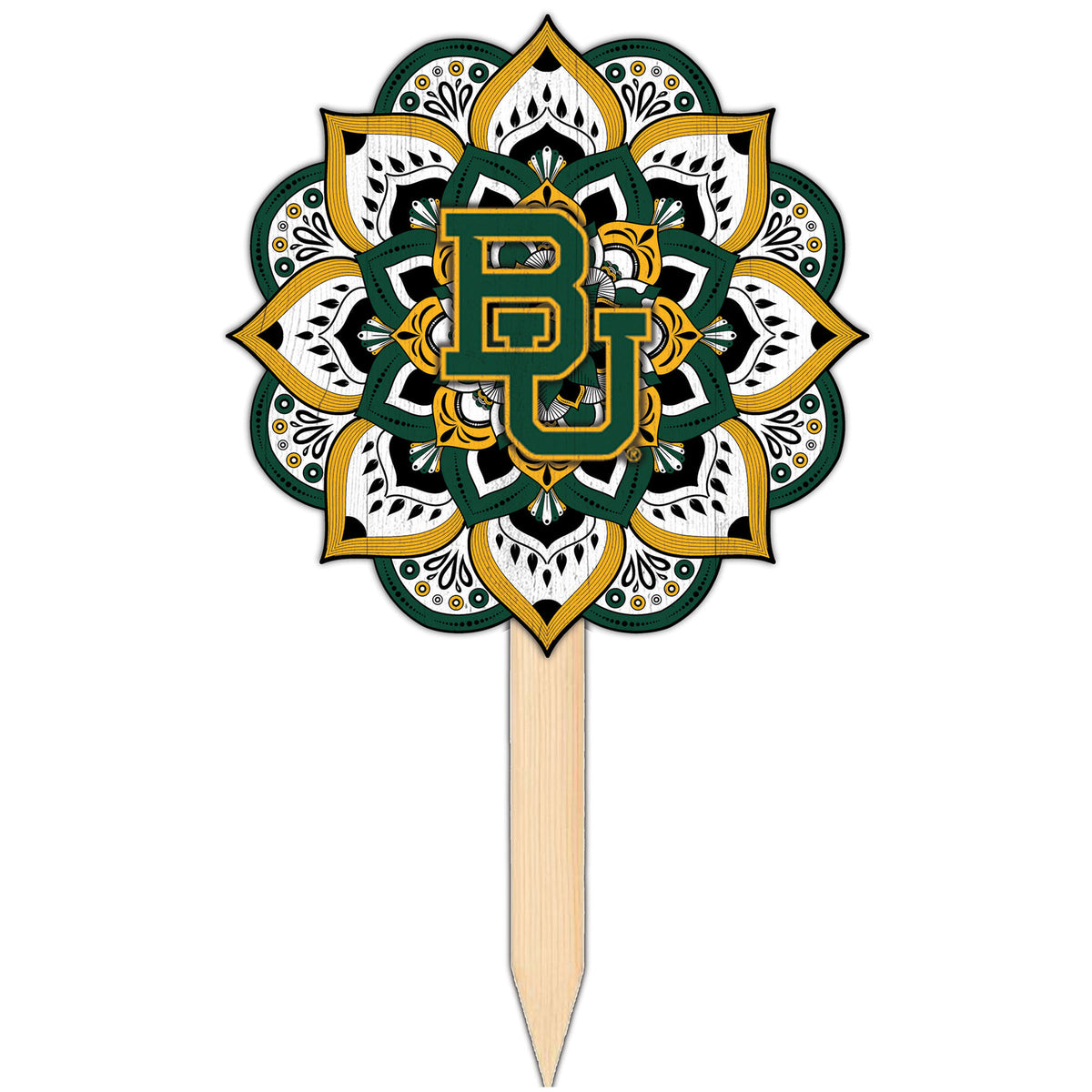Baylor Bears 18'' x 12'' Mandala Yard Stake