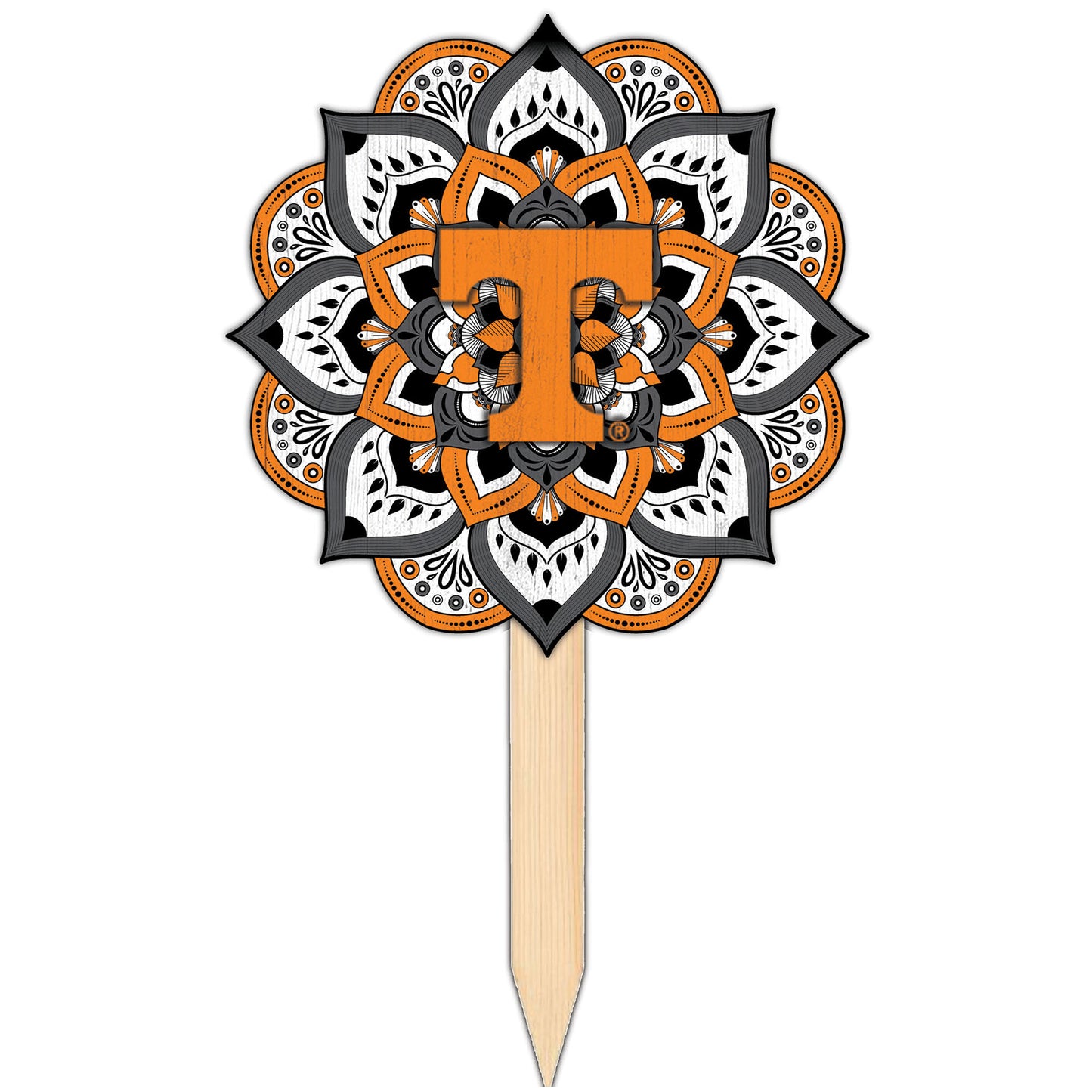 Tennessee Volunteers 18'' x 12'' Mandala Yard Stake