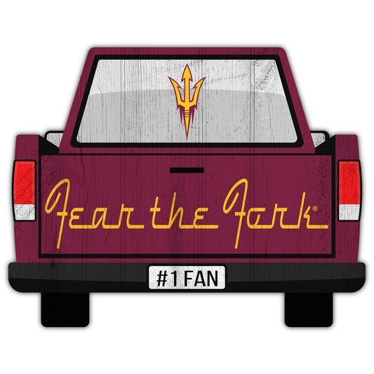 Arizona State Sun Devils 12'' x 12'' Truck Back Décor