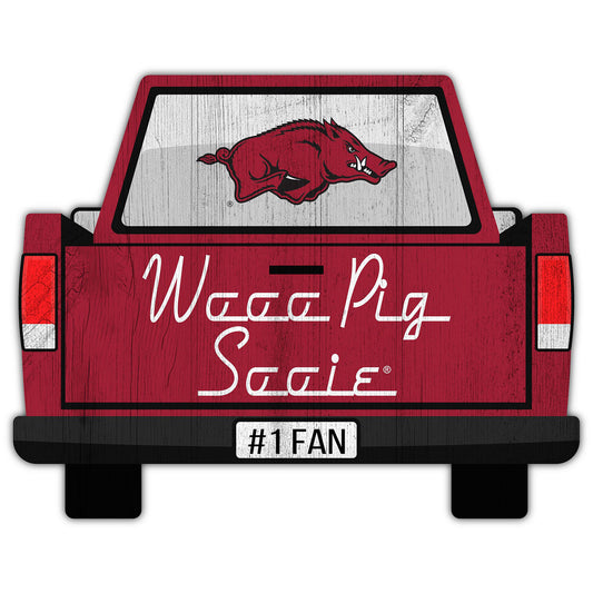 Arkansas Razorbacks 12'' x 12'' Truck Back Décor