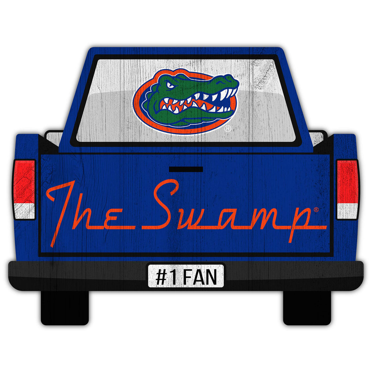 Florida Gators 12'' x 12'' Truck Back Décor