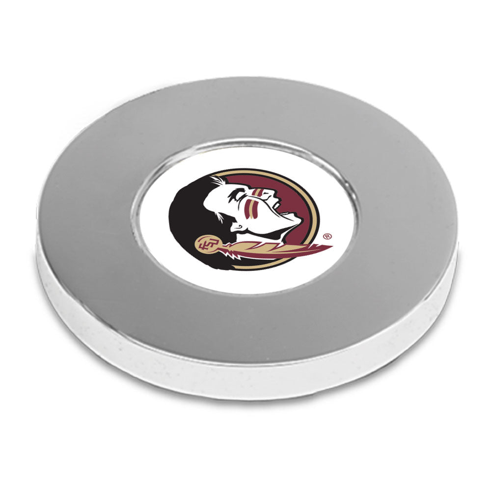 Silver Florida State Seminoles Team Office Paperweight