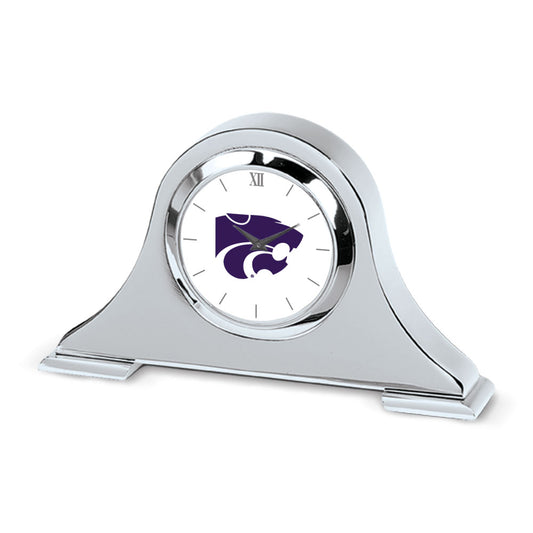 Kansas State Wildcats Primary Team Logo Napoleon Desk Clock