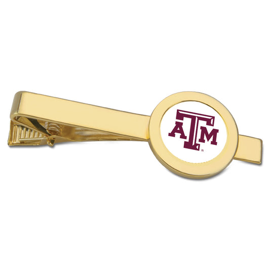 Gold Texas A&M Aggies Team Logo Tie Bar