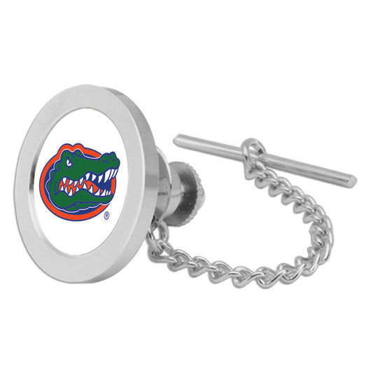 Silver Florida Gators Team Logo Tie Tack/Lapel Pin