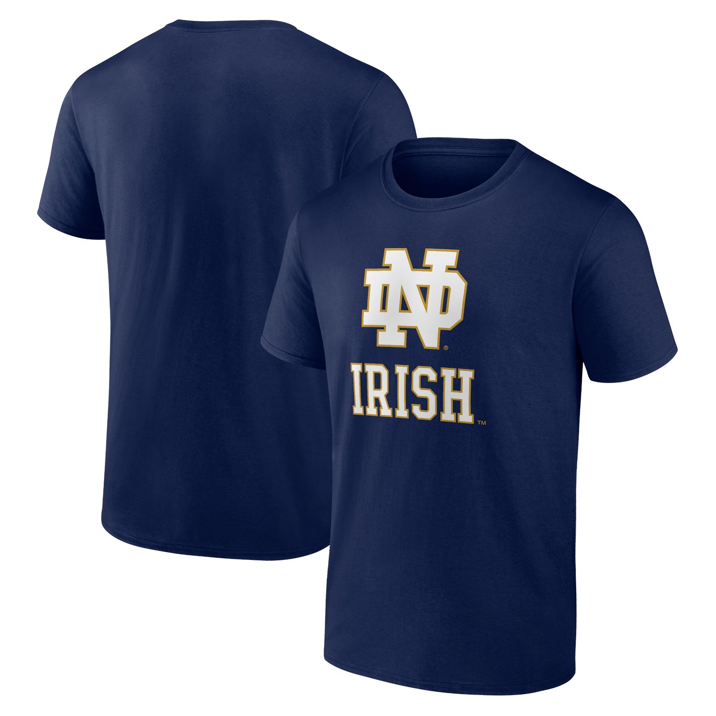 Men's Navy Notre Dame Fighting Irish Primary Logo T-Shirt