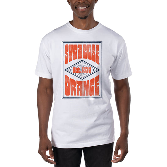 Men's Uscape Apparel White Syracuse Orange T-Shirt