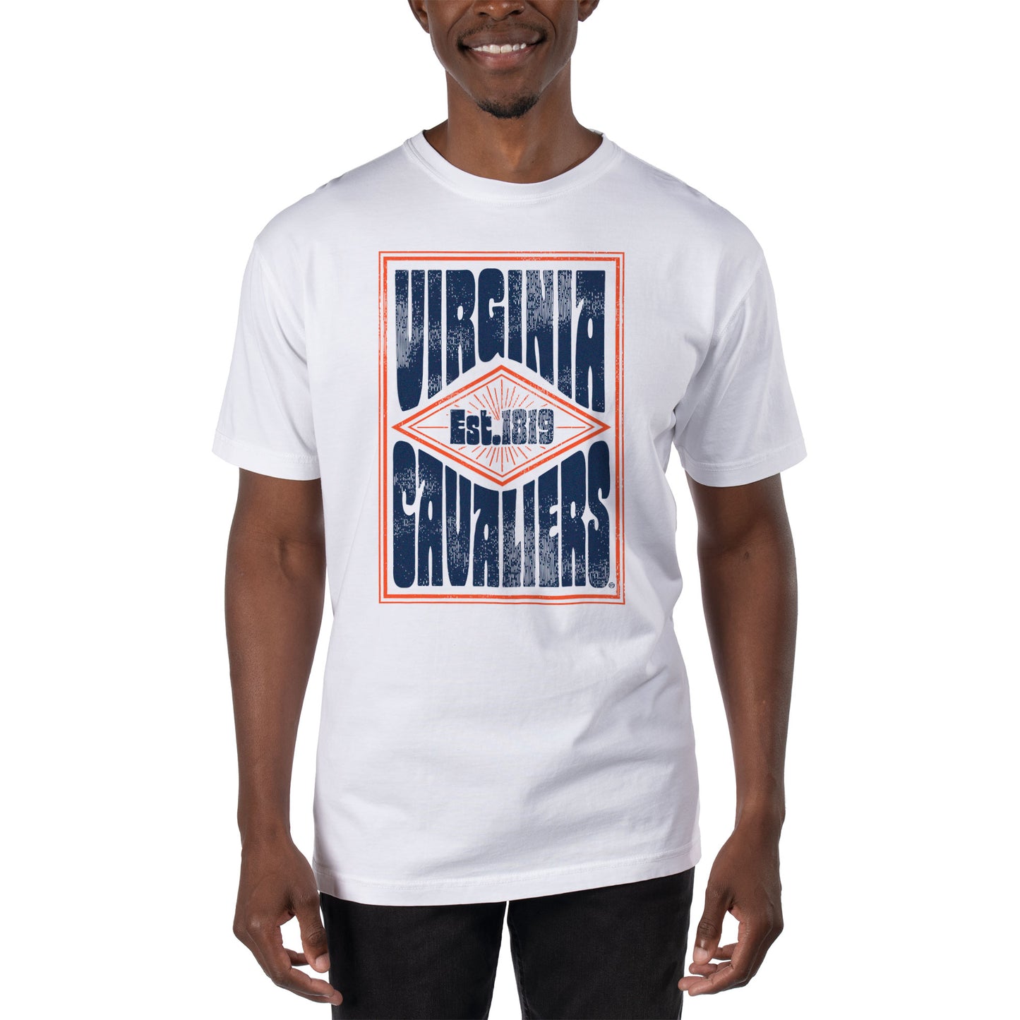 Men's Uscape Apparel White Virginia Cavaliers T-Shirt