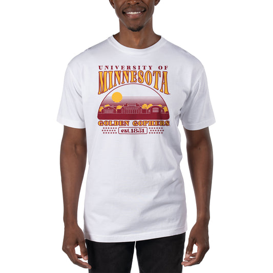 Men's Uscape Apparel White Minnesota Golden Gophers T-Shirt