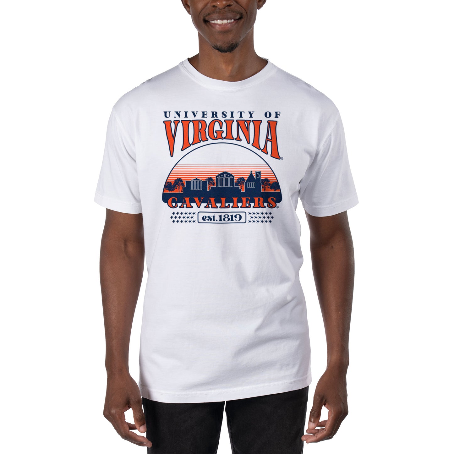 Men's Uscape Apparel White Virginia Cavaliers T-Shirt