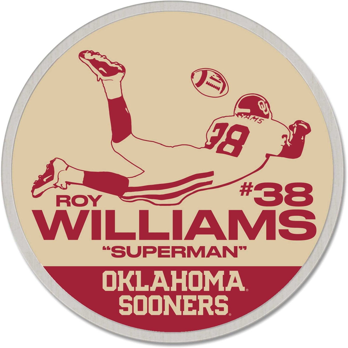 WinCraft Roy Williams Oklahoma Sooners Player Collector Pin