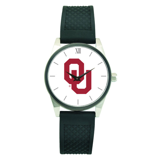 Unisex Oklahoma Sooners Silicone Strap Wristwatch