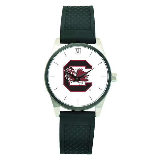 Unisex South Carolina Gamecocks Silicone Strap Wristwatch