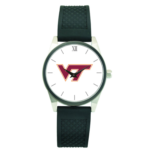 Unisex Virginia Tech Hokies Silicone Strap Wristwatch