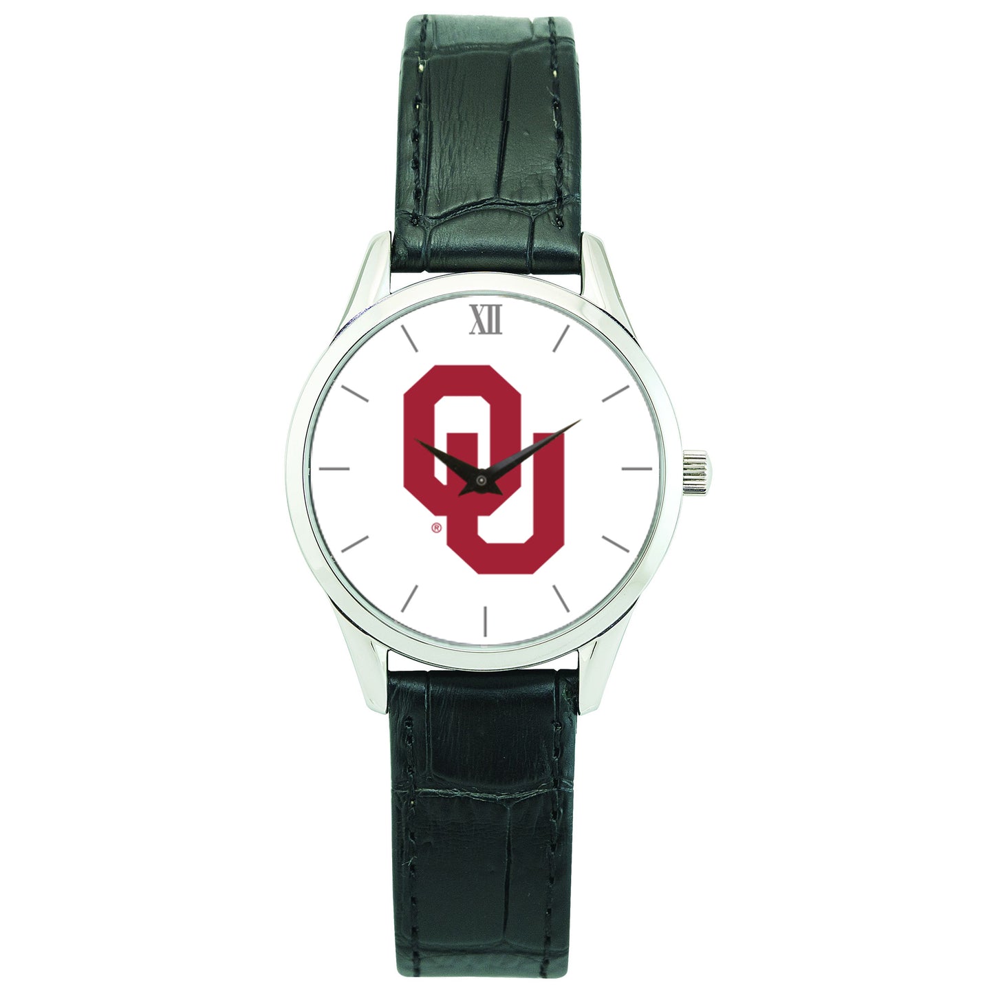 Women's Silver Oklahoma Sooners Stainless Steel Wristwatch