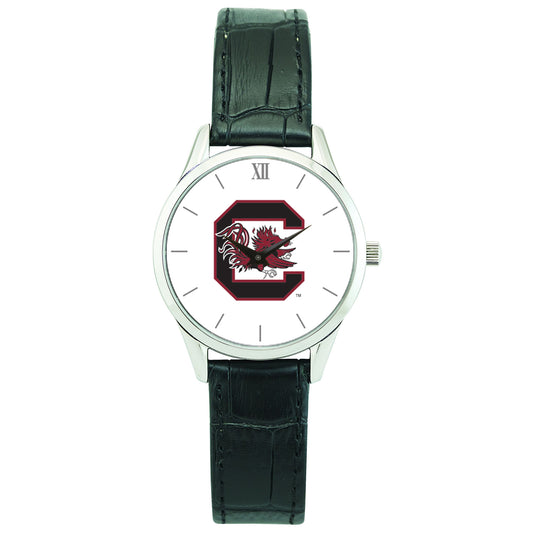 Women's Silver South Carolina Gamecocks Stainless Steel Wristwatch