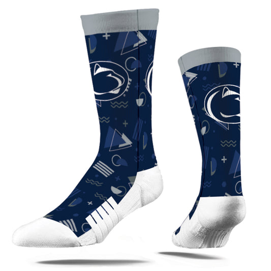 Strideline Penn State Nittany Lions '80s Zig Zag Crew Socks