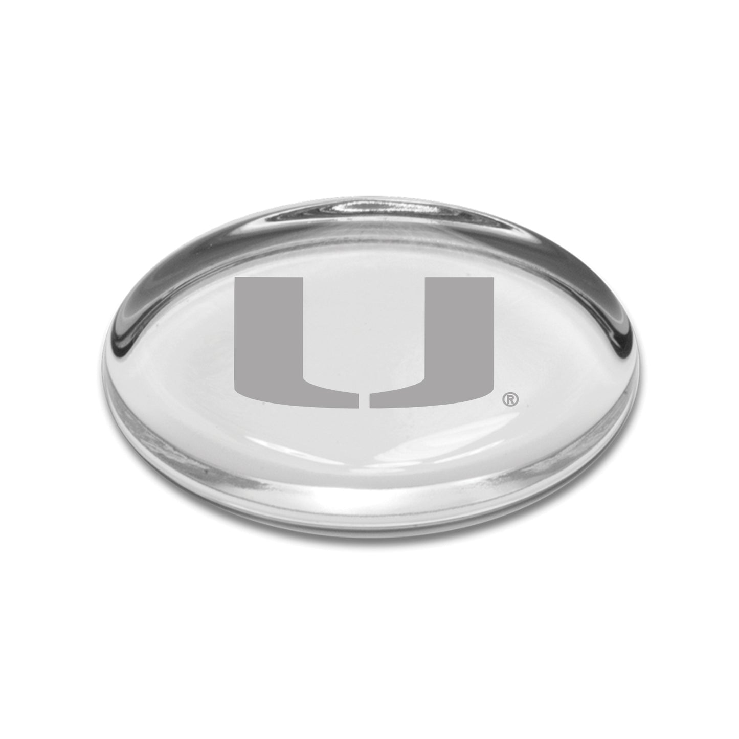 Miami Hurricanes Oval Paperweight