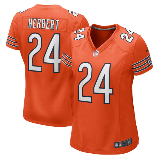 Women's Nike Khalil Herbert Orange Chicago Bears Alternate Game Player Jersey