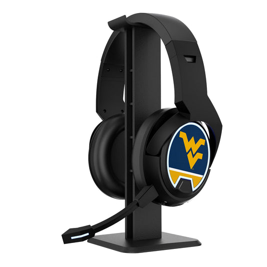 West Virginia Mountaineers Logo Wireless Bluetooth Gaming Headphones & Stand