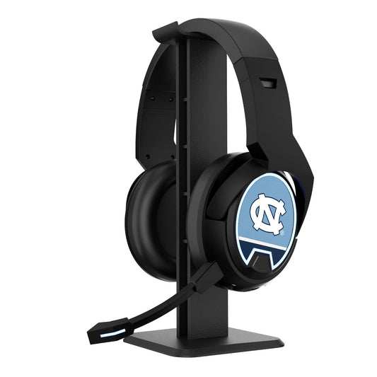 North Carolina Tar Heels Logo Wireless Bluetooth Gaming Headphones & Stand