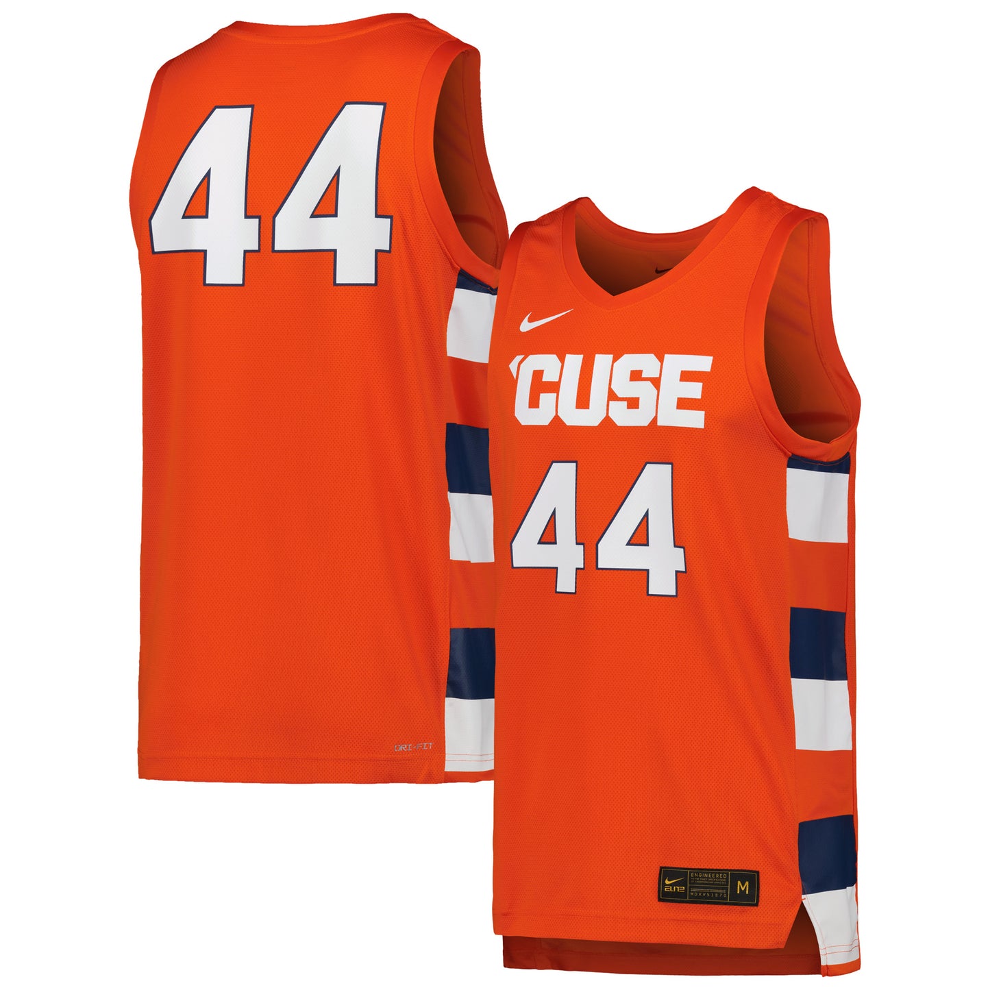 Men's Nike #44 Orange Syracuse Orange Team Replica Basketball Jersey