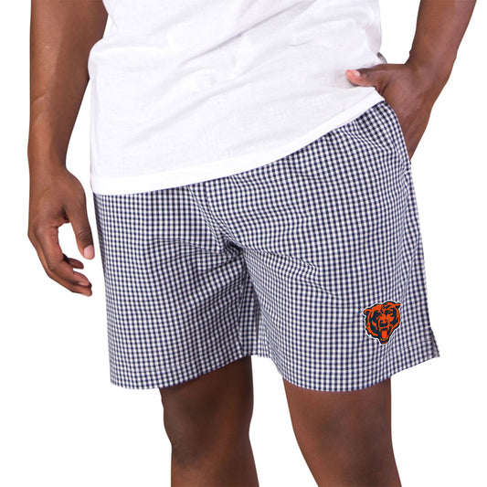 Men's Concepts Sport Navy/White Chicago Bears Tradition Woven Jam Shorts