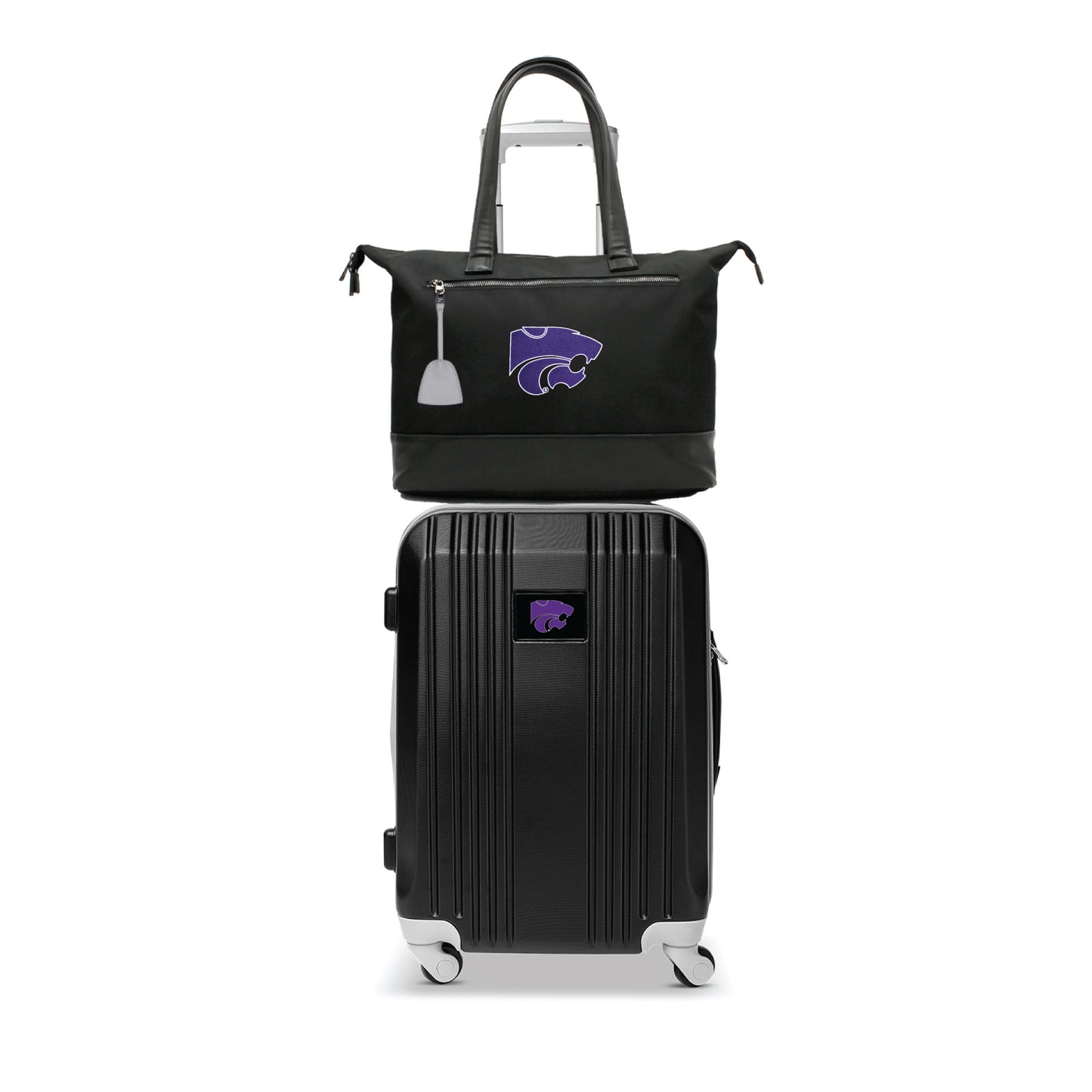 MOJO Kansas State Wildcats Premium Laptop Tote Bag and Luggage Set