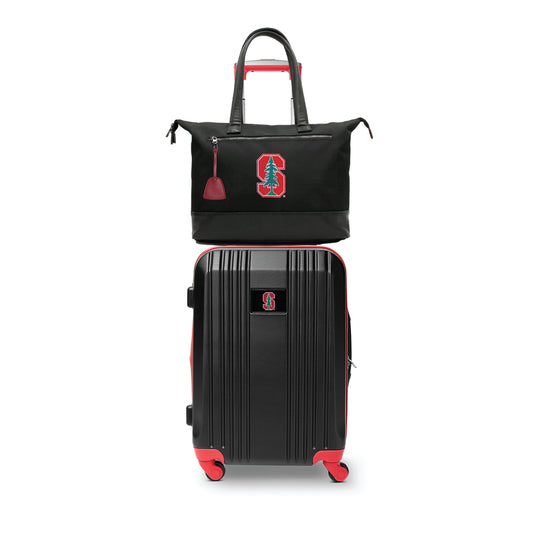 MOJO Stanford Cardinal Premium Laptop Tote Bag and Luggage Set