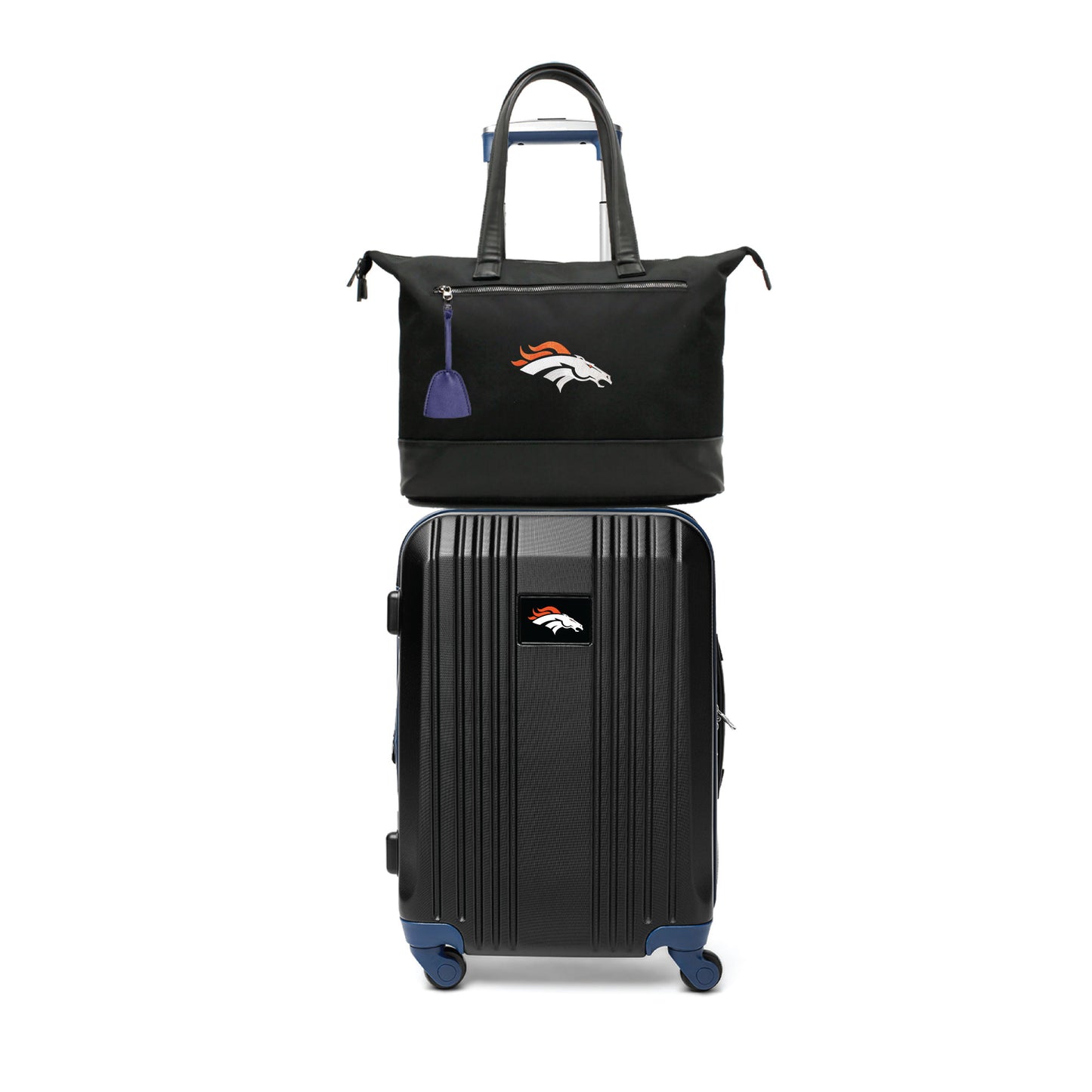 MOJO Denver Broncos Premium Laptop Tote Bag and Luggage Set