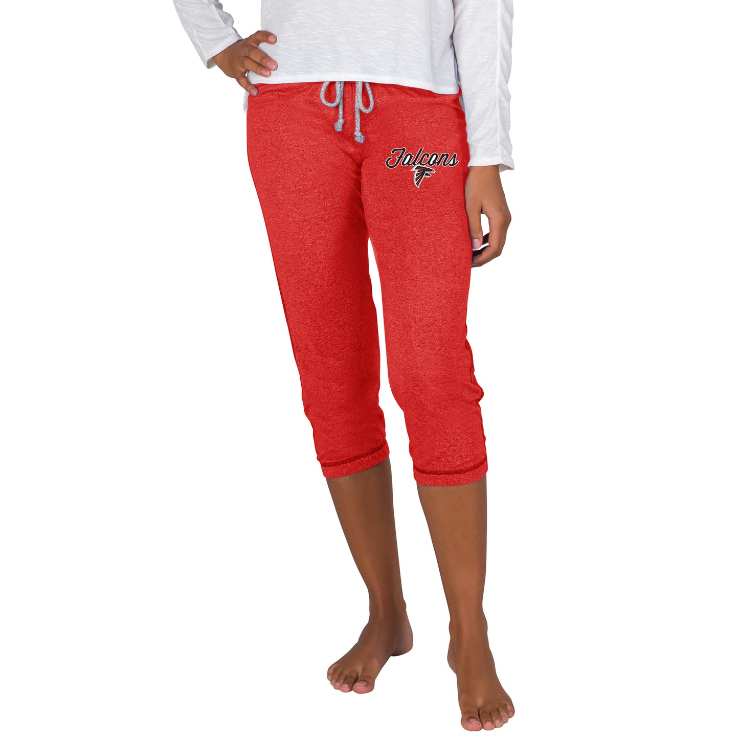 Women's Concepts Sport Red Atlanta Falcons Quest Knit Capri Pants