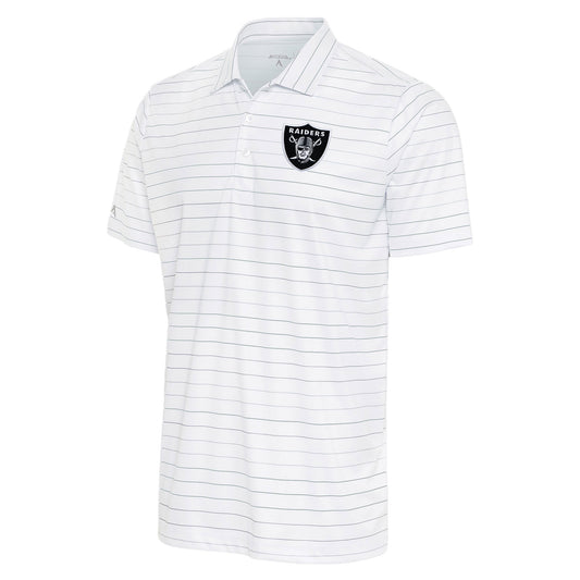 Men's Antigua White/Cream Las Vegas Raiders Ryder Polo