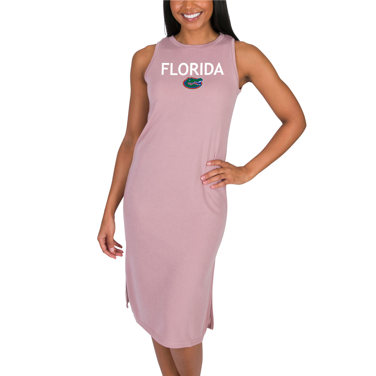 Women's Concepts Sport Pink Florida Gators Team Logo Astoria Nightdress