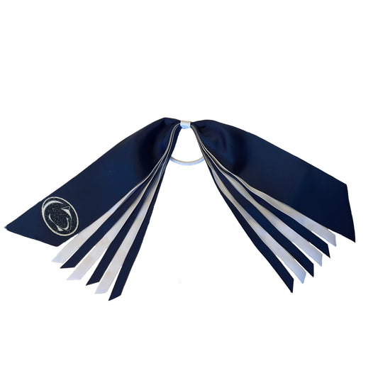 Penn State Nittany Lions Jumbo Glitter Pony Streamer Bow