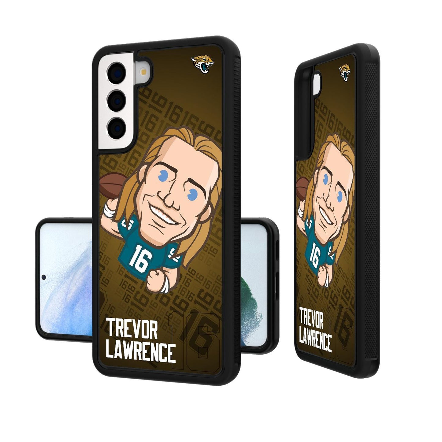 Trevor Lawrence Jacksonville Jaguars Player Emoji Bump Galaxy Case