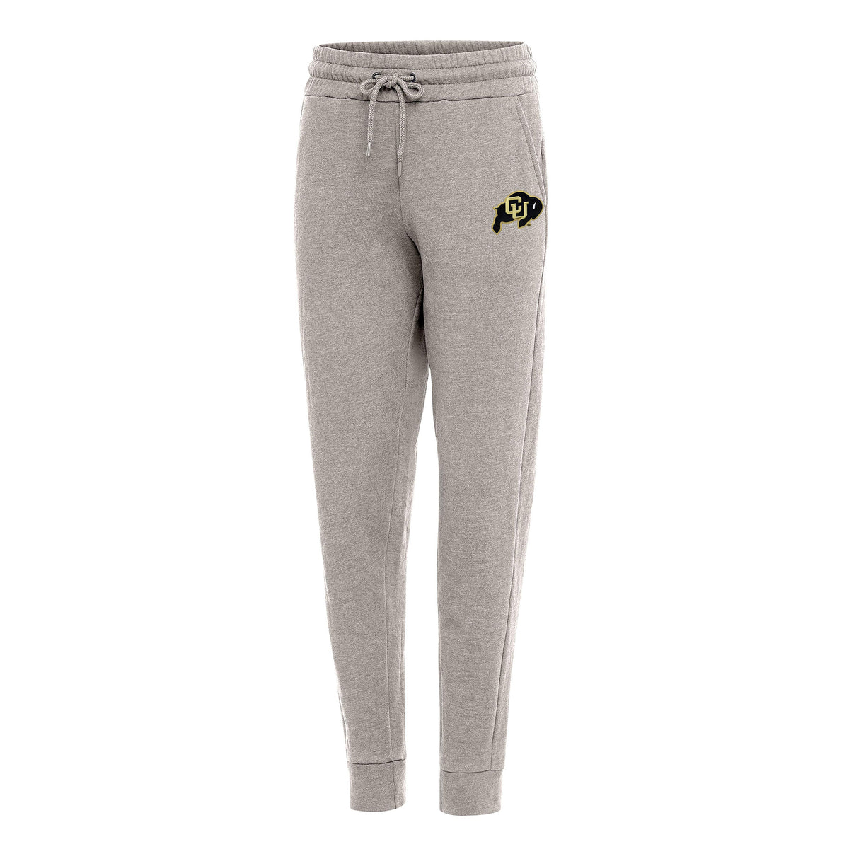 Women's Antigua Oatmeal Colorado Buffaloes Action Jogger Pants