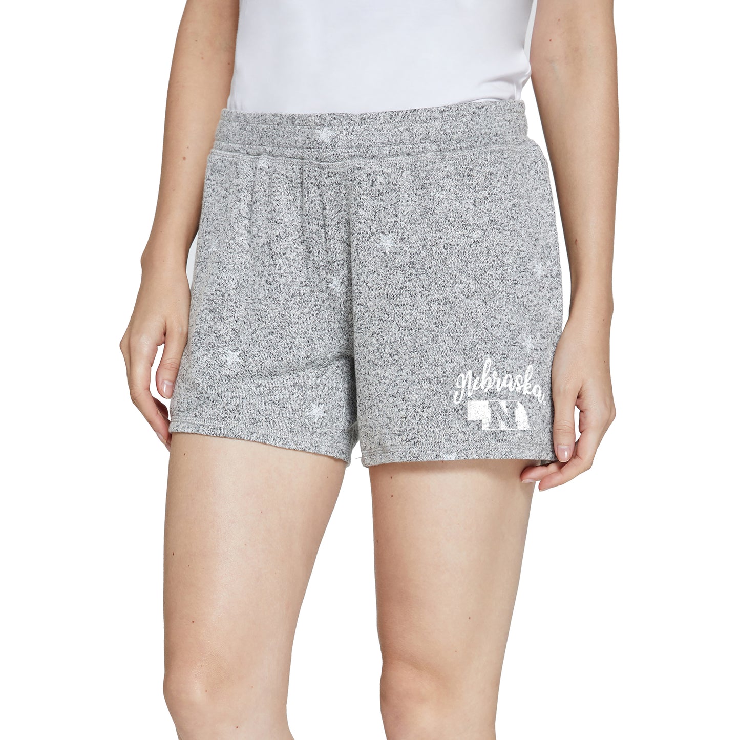 Women's Concepts Sport Gray Nebraska Huskers Knit Shorts