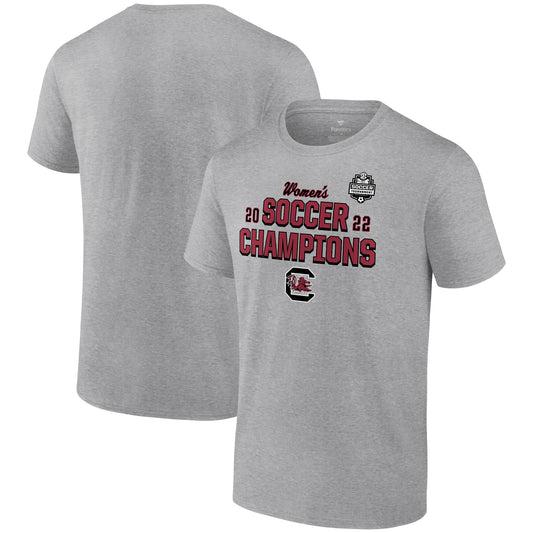 Men's Heather Gray South Carolina Gamecocks 2022 SEC Women's Soccer Conference Tournament Champions T-Shirt