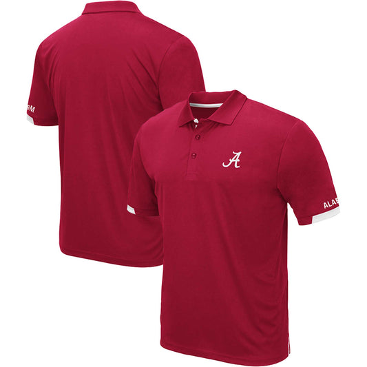 Men's Colosseum Crimson Alabama Crimson Tide Big & Tall Santry Polo