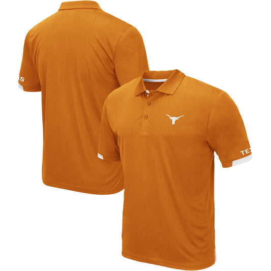 Men's Colosseum Texas Orange Texas Longhorns Big & Tall Santry Polo