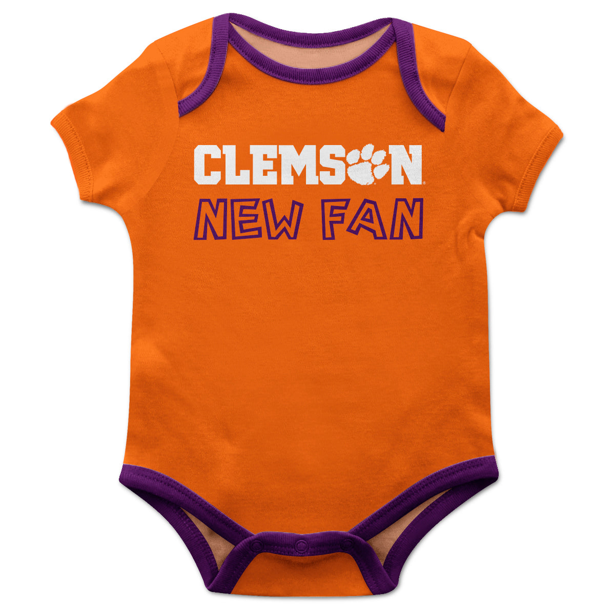 Infant Orange Clemson Tigers Bodysuit