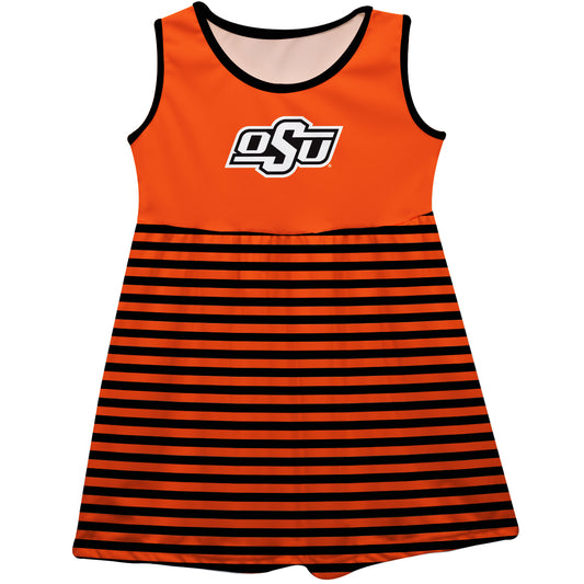 Girls Infant Orange Oklahoma State Cowboys Tank Top Dress