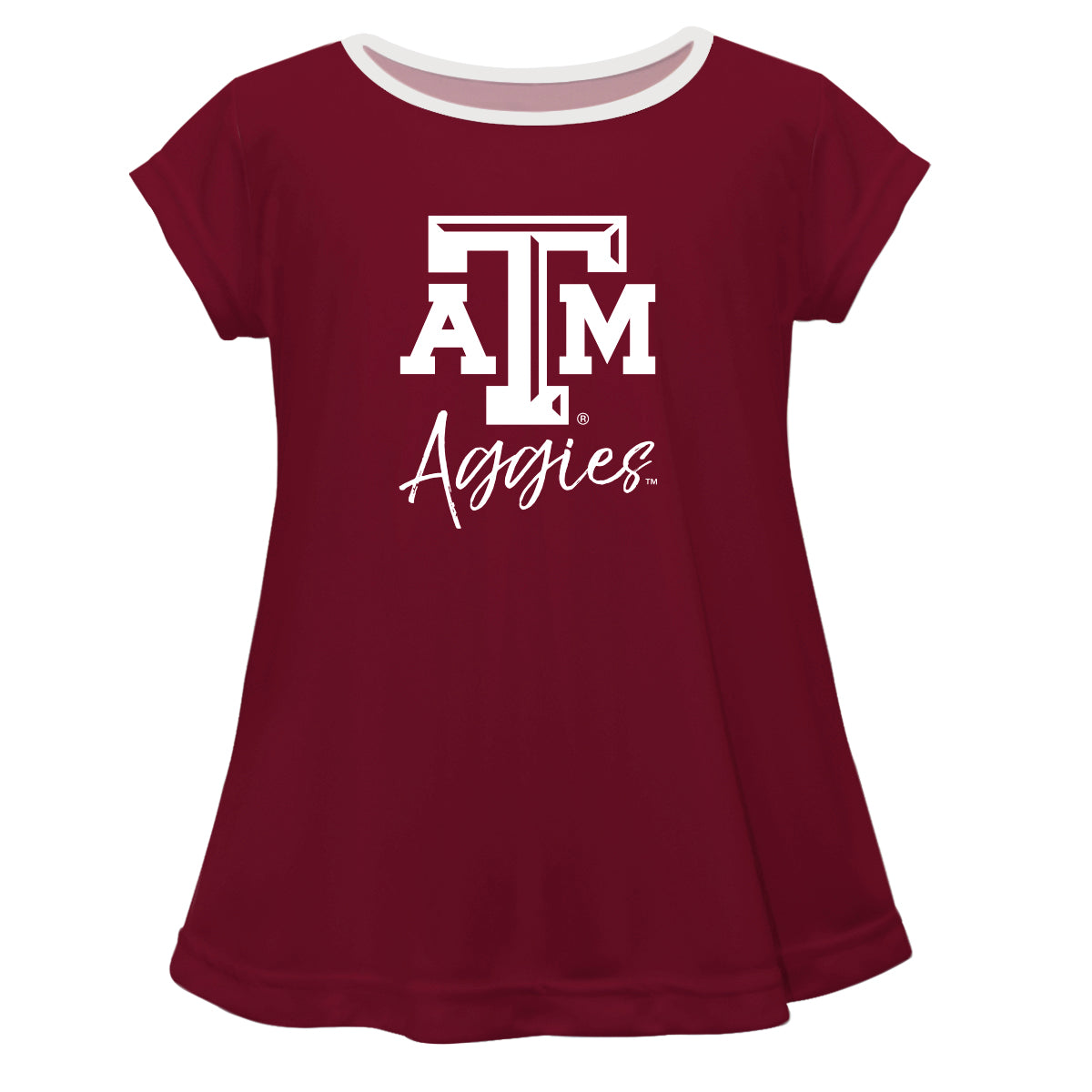 Girls Toddler Maroon Texas A&M Aggies A-Line Top